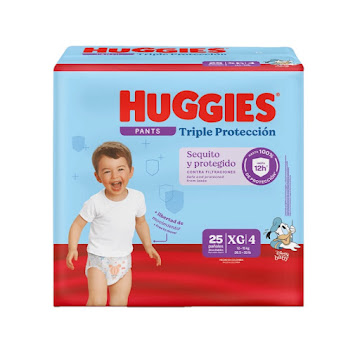 Pañales Huggies Triple   Protección Pants 4 XG x 25 und 