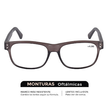 Gafas de Lectura Zoom To Go con Montura Oftámica Masculina +4.00 x 1 und  