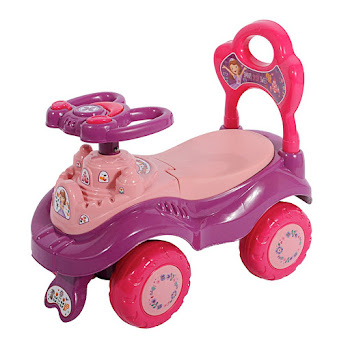 Solo Online Montable Infantil Disney   Princesas Rosado Con Morado  X 1 Unidad 