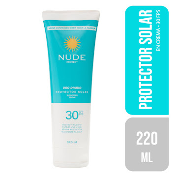 Protector Solar Nude Sunscreen 80% Más Contenido x 220 ml  