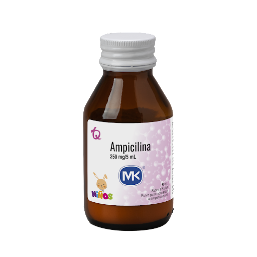 Ampicilina MK 250 mg Frasco x 60 ml