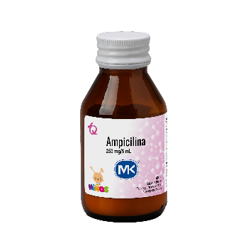 Ampicilina MK 250 mg Frasco x 60 ml  