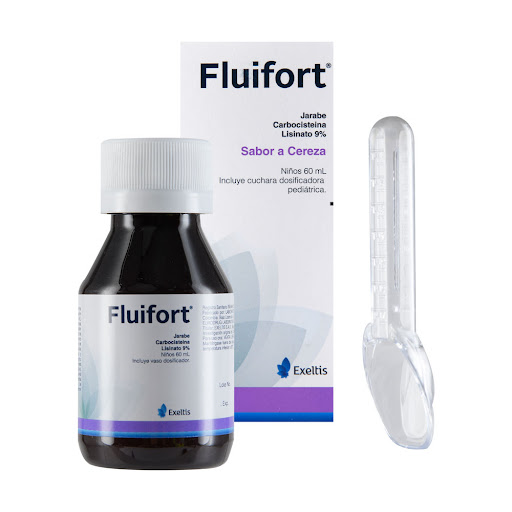 Fluifort Niños Carbocisteina Lisinato 9% Exeltis Frasco x 60 ml