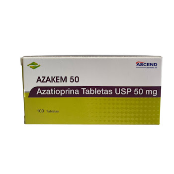 Azakem 50 Azatioprina 50mg Ascend Caja x 100 Tabletas  