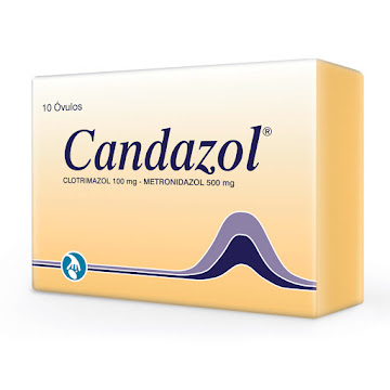 Candazol Clotrimazol + Metronidazol 100mg/500mg Gynopharm Caja x 10 Óvulos  