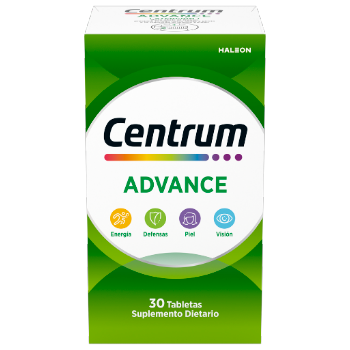 Centrum Advance, Multivitaminico hombres y Mujeres de 18 a 49 Años X 30 Tabs  