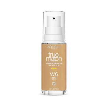Base Líquida Loreal   Paris True Match Warm Medium W6 x 30 ml 