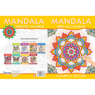Libro De Colorear Sicoben Mandala x 1 und  