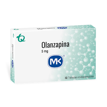 Olanzapina 5 mg MK Caja x 30 Tabletas  
