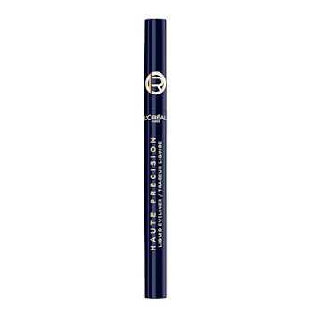 Delineador  Loréal París Plumón Haute Precision Tono Blue Sued 050 Tubo x 1 ml  
