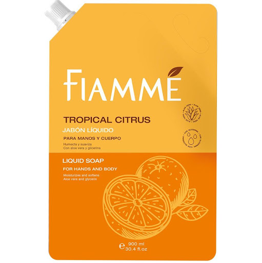 Jabón líquido tropical citrus x900ml  Fiamme 900 x 1 undefined