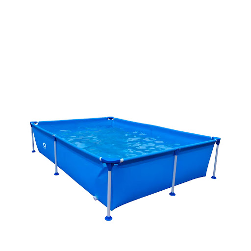 Piscina Estructural Rectangular SunClub Caja x 1 Diversión en vacaciones con nuestra piscina de marco rectangular, escaparás del calor del verano y te mantendrás fresco. Proporciona una mejor durabilidad y estabilidad que las piscinas inflables por 
