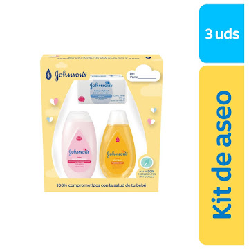 Kit Johnsons Baby Limpieza Crema Líquida + Shampoo + Jabón x 3 und  