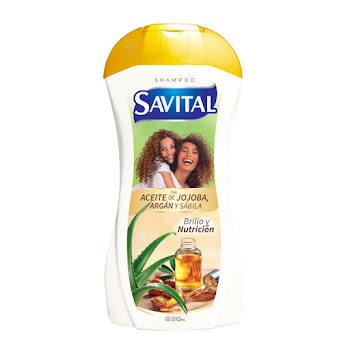 Shampoo Savital Nutricion Y Brillo Con Aceite de Jojoba Botella x 510 ml  