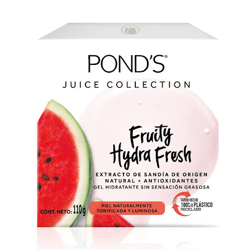 Gel Hidratante Ponds Fruity Hydra Fresh Sandía Caja x 110 gr
