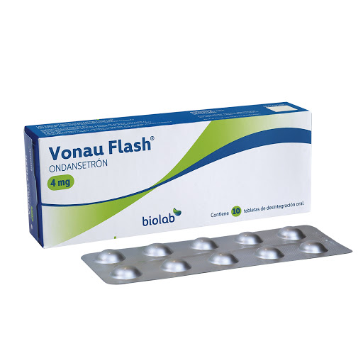 Vonau Flash Ondansetron 4 mg Farma de Colombia Caja x 10 Tabletas