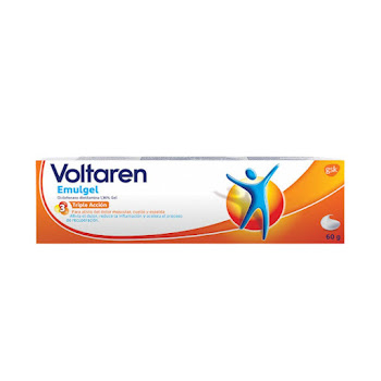 Voltaren Emulgel Diclofenalco Sódico 1% GSK Gel Tubo x 60 gr  