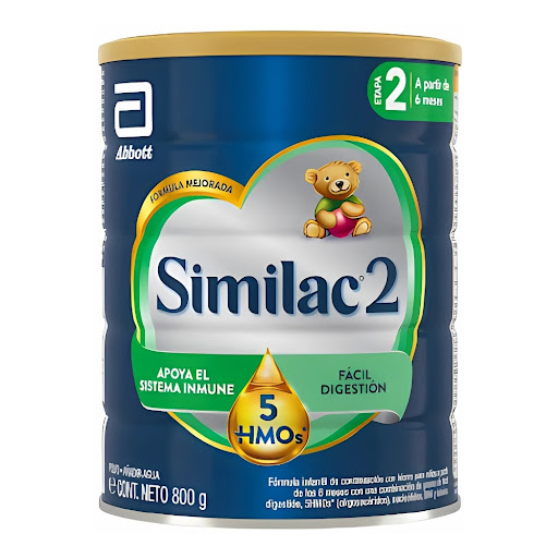 Fórmula Infantil Similac 2 +6 Meses 5 HMO Lata x 800 gr