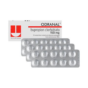 Odranal Bupropion Clorhidrato 150 mg Tecnofarma Caja x 30 Comprimidos  