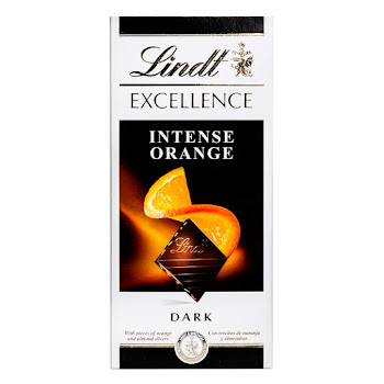 Chocolate Lindt Excellence Orange x 100 gr  