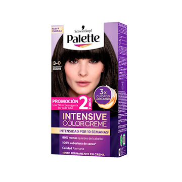Tinte Palette Intensive Color Creme 3-0 Castaño Oscuro Caja x 1 und  
