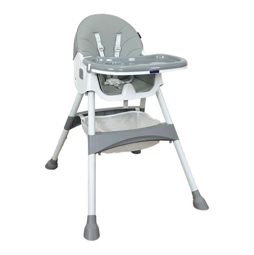 Silla Comedor Bebé 3en1 Happy Baby Bahamas Gris HAPPY BABY Caja x 1