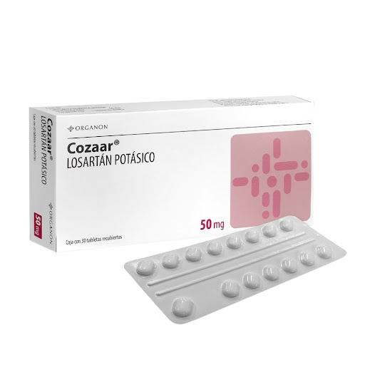 Cozaar Losartán Potásico 50 mg MSD Caja x 30 Tabletas