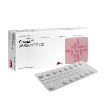 Cozaar Losartán Potásico 50 mg MSD Caja x 30 Tabletas  