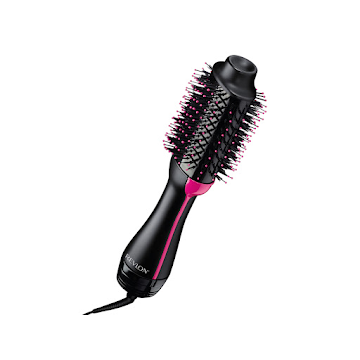 //Cepillo Secador y Voluminizador Negro Fucsia Revlon x 1und  