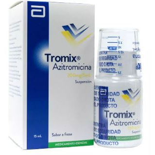Tromix Azitromicina 200 mg Lafrancol Suspensión Oral Frasco x 15 ml  