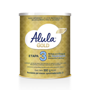 //Alimento Lácteo Alula Gold 3 x 900 gr  