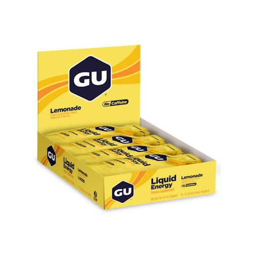 Gel Líquido. Sabor Limonada sin cafeína Caja x 12 unidades GU Caja x 12 x 12 Sabor:  Gel líquido Limonada sin cafeína

Características:

Doble energía:  Fructosa y Maltodextrina

Aminoácidos: 450 mg

Calorías: 100

Sodio: 75 mg

Cafeína:  No