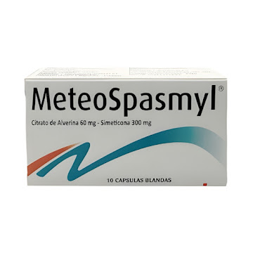 Meteospasmyl Citrato De Alverina + Simeticona 60mg/300mg Biopas Caja x 10 Cápsulas  