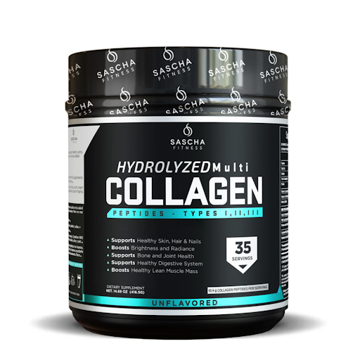 Sascha Fitness Colágeno Hidrolizado Sin Sabor x 416 gr