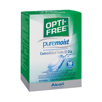 Solución para Lentes Opti-free Pure Moist Frasco x 60 ml  