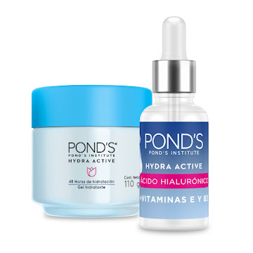 Combo Ponds Hidra Active Gel Hidratante x 110 gr + Sérum Facial x 30 gr.  