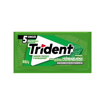 Chicle Trident 5s Yerbabuena x 8.5 gr  