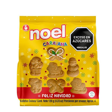 Galleta Navidad Noel   Caravana Bolsa x 120 gr 