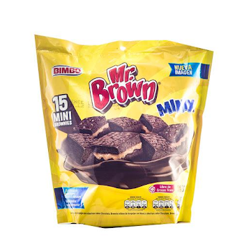 Brownie Bimbo Mr.Brown Mini 310 gr x 15 und  