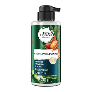 Crema para Peinar Herbal Essences Bio:Renew Aceite de Argan de Marruecos y Aloe Frasco x 300 ml  
