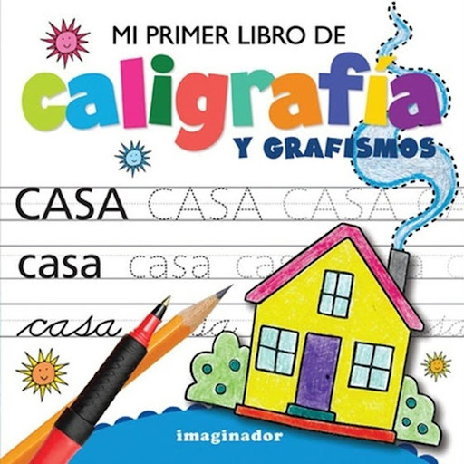 Mi Primer Libro De Caligrafía Y Grafismos Imaginador Libro x 1.0 MI PRIMER LIBRO DE CALIGRAFIA Y GRAFISMOS(21)  El libro genial para los chicos y las chicas que comienzan con la lectoescritura. El abecedario completo de la imprenta; tanto en minúscula como en mayús