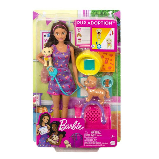 Barbie Set De Juego Adopta Un Perrito Latina Mattel Barbie X 1