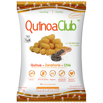 Solo Online Paca Snack Zanahoria   Quinoaclub Con Chia Y Zanahoria 12 G 