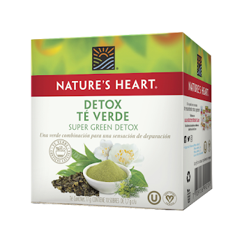 Te Detox Verde Natures Heart x 17 gr  