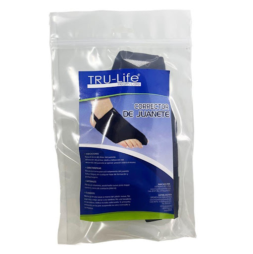 CORRECTOR DE JUANETE BONDEADO IZQUIERDO TRULIFE BOLSA x 1  