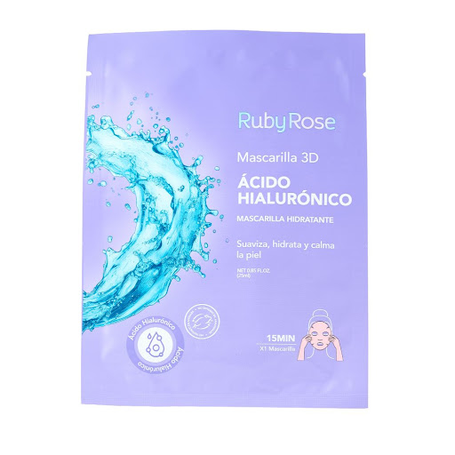 Mascarilla Ruby Rose 3d Acido Hialuronico Sobre x 25 ml