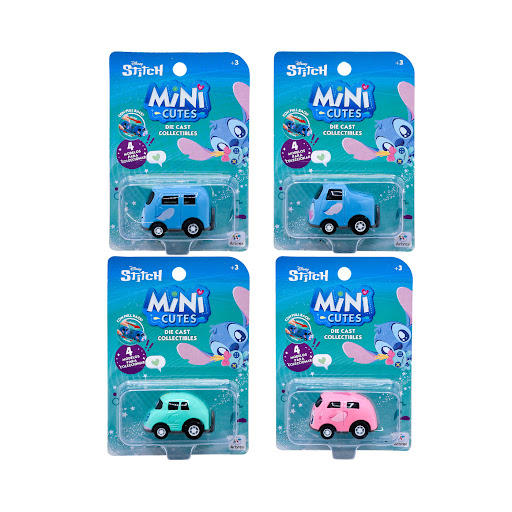 Carro Pullback Stitch Cute Cars Surtido x 1 und
