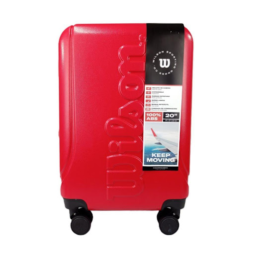 Maleta de Viaje Wilson Córdoba 20" (ROJO) Wilson Papeleta x 1 DESCRIPCIÓN DEL PRODUCTO: Descubre la Maleta de Viaje Wilson Córdoba 20;, el compañero ideal para tus aventuras. Diseñada para ofrecerte comodidad y estilo, esta maleta es perfecta para escapadas cort