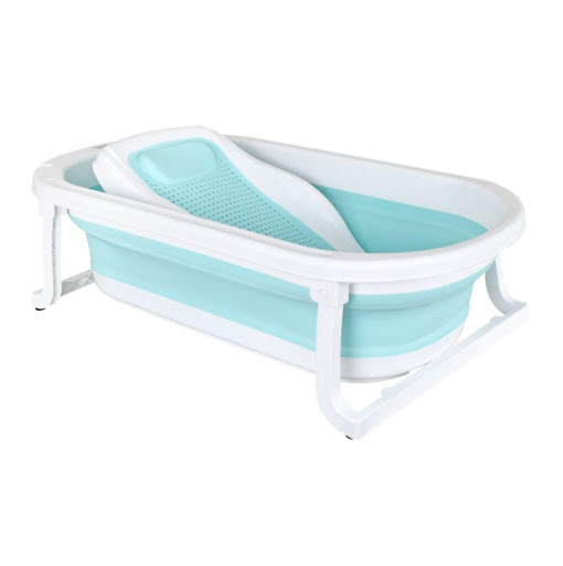Bañera Plegable con alzador Wanda Happy Baby Azul HAPPY BABY Caja x 1