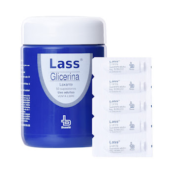 Lass Adulto Glicerina 2,38 gr Bussié Fracción Blíster x 5 Supositorios  